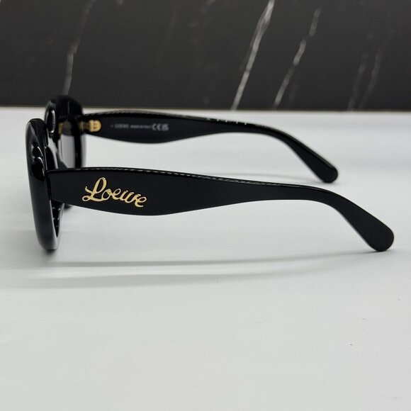 NEW LOEWE LW40153I 01A WOMEN SUNGLASSES BLACK LOEWE EYEWEAR - Picture 5 of 9